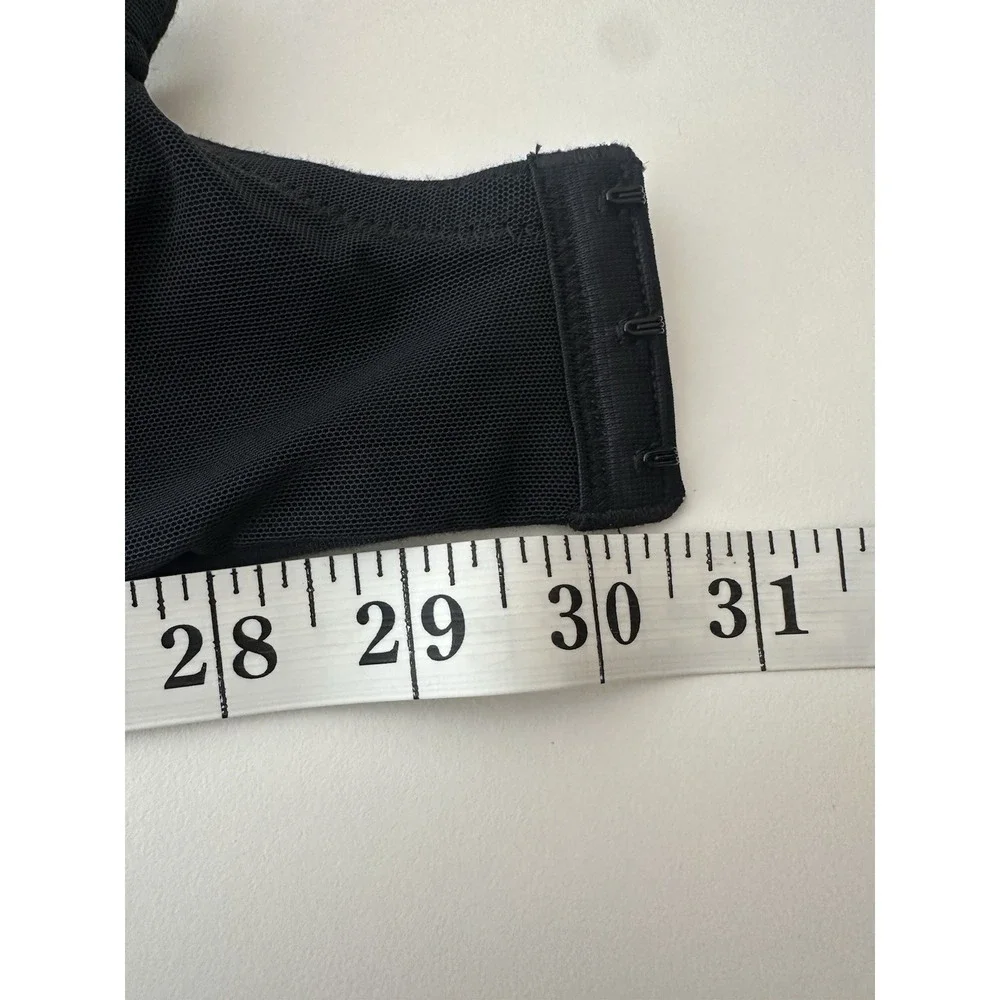 Skims Bra Cotton Jersey 36DDDD‎ Soot Black Underwire New - Picture 6 of 6